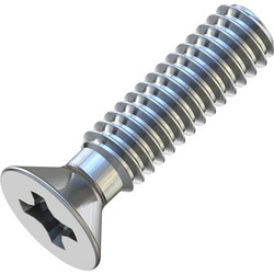 Μηχανόβιδες Φρεζάτες Σταυρού M2x8mm Γαλβανιζέ DIN 965 (Τιμή ανά Τεμάχιο)