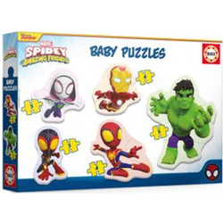 Παιδικό Puzzle Educa Spidey & His Amazing Friends 2x3 + 2x4 + 5 Κομμάτια