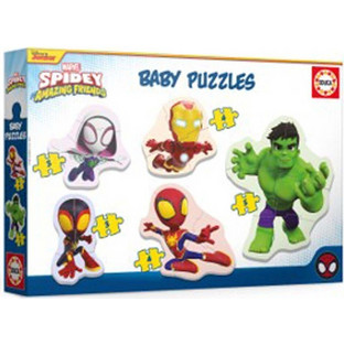 Παιδικό Puzzle Educa Spidey & His Amazing Friends 2x3 + 2x4 + 5 Κομμάτια
