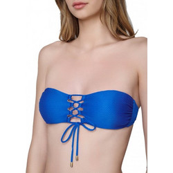 Luna Bikini Top Strapless με Ενίσχυση Royal Blue 94090