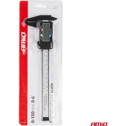 Amio - ΠΑΧΥΜΕΤΡΟ ΨΗΦΙΑΚΟ ΜΕ ΟΘΟΝΗ LCD 0-150mm 0-6'' - 1 TEM. (03102 AM)