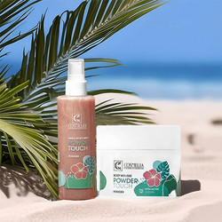 Σετ Hair & Body Mist 200ml + Body Mousse 200ml Powder Touch