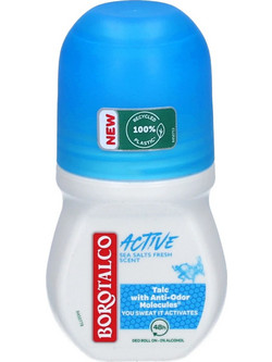Borotalco Active Sea Salts Fresh Αποσμητικό Roll On 48h 50ml