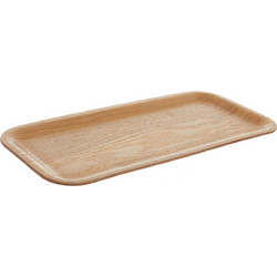 Coincasa διακοσμητικός ξύλινος δίσκος 11 x 23 cm - 007446538 Μπεζ