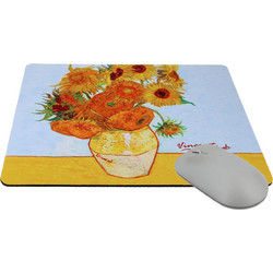 Mouse Pad Carmani Van Gogh Sunflowers In Vase 20x24cm