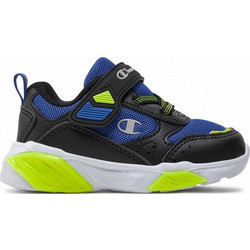 Champion Wave Παιδικά Sneakers με Φωτάκια Navy Μπλέ S32777-BS037