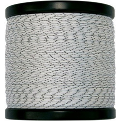 Σχοινί Dacron 1mm - Λευκό με Ρίγα
