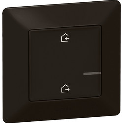 LEGRAND Valena Life Ασύρματος Γενικός Διακόπτης Αναχώρησης/ 'Αφιξης with Netatmo Black
