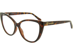 Love Moschino MOL066CS 05L99 Γυναικείος Σκελετός Γυαλιών Οράσεως με Clip-On Κοκάλινος Ταρταρούγα