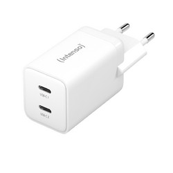 Intenso W40CC Φορτιστής Χωρίς Καλώδιο με 2 Θύρες USB-C 40W Power Delivery White
