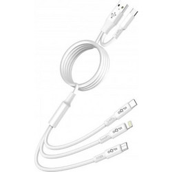 Καλώδιο φόρτισης & δεδομένων USB & Micro σε Micro Lightning και Type-C