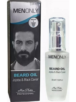 Mon Platin Men Only Jojoba & Black Caviar Λάδι για Γένια 30ml