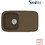 Sanitec Classic 315 Ένθετος Νεροχύτης Γρανίτη Αντιστρεφόμενος Ματ Granite Rust 82x50cm