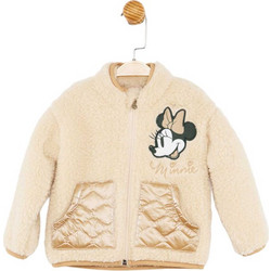 FLEECE ΖΑΚΕΤΑ MINNIE ΜΕ ΚΕΝΤΗΜΑ ΚΑΙ ΤΣΕΠΕΣ ΚΑΠΙΤΟΝΕ MN21215-Εκρού