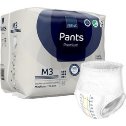 Abena Pants Premium M3 Πάνες Βρακάκι Ακράτειας 8 Σταγόνες 15τμχ
