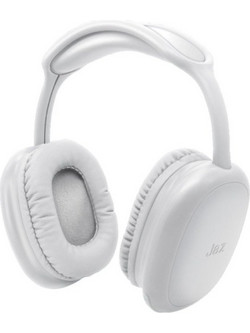 SBS JAZ Ενσύρματα & Ασύρματα Bluetooth Ακουστικά DJ Over Ear Λευκά