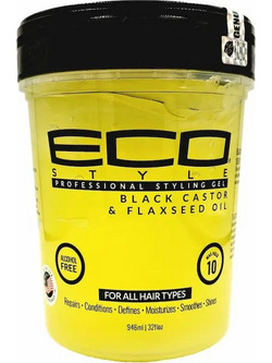 Eco Style Black Castor Styling Gel 946ml