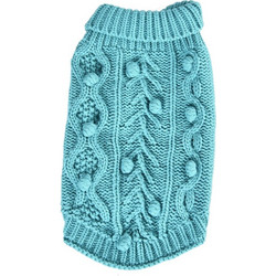 Pet Camelot Dog s Sweater Πλεκτό / θαλασσί