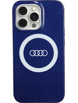 Audi IML Big Logo MagSafe case for iPhone 13 Pro / 13 - blue