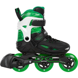Powerslide Phuzion Universe Inline Αυξομειούμενα Rollers Παιδικά Μαύρα Πράσινα