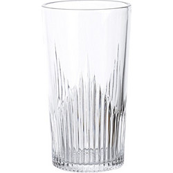 Γυάλινο Ποτήρι Ψηλό 30cl φ7x13cm σκαλιστό Σειρά Majesty LUKANDA Σετ 24 c478225