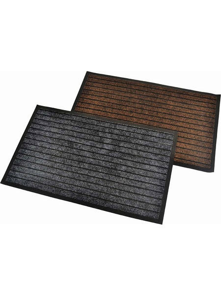 Ποδόμακτρο DOURA 40X60 Χρώμα: Γκρί & Καφέ