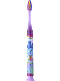 Gum 903 Junior Monster Light-Up Παιδική Οδοντόβουρτσα Μωβ