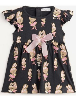 Βρεφικό φόρεμα for Funky Kids κορίτσι 6-24 μηνών 124-928106-1 Ανθρακί