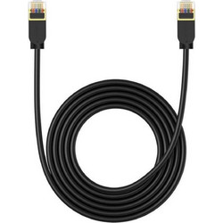 Baseus U/UTP Cat.7 Καλώδιο Δικτύου Ethernet 0.5m Black 6932172637217