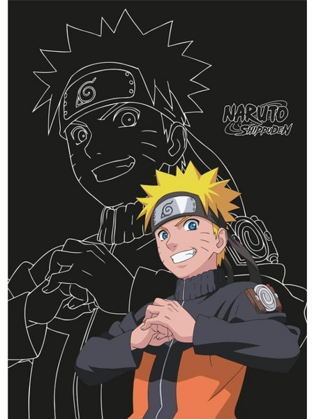 NARUTO SHIPPUDEN - Flanel Blanket 110x150cm - Naruto