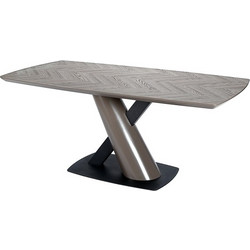 RAVENNA Τραπεζαρία Mirtal Grey 180 x 90 x 77,5