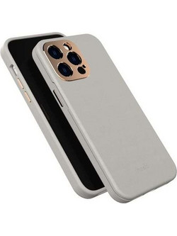 Θήκη Moshi Napa ΔΕΡΜΑ MagSafe για Apple iPhone 14 Pro MAX 6.7 - Serene ΓΚΡΙ - MO-99MO088015