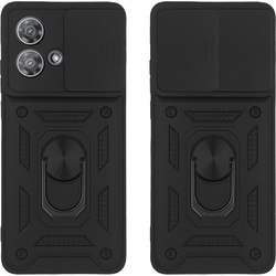 Sonique Ring Armor CamPro Θήκη Μαύρο (Motorola Edge 40 Neo 5G)