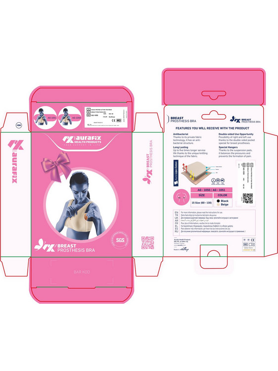 Aurafix AG-1050 Breast Form Bra