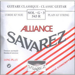 Savarez 543R Alliance Χορδή Κλασικής Κιθάρας G Carbon Normal Tension