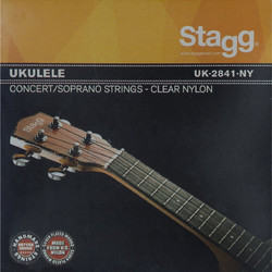 Stagg UK-2841-NY Σετ 4 Χορδές Ukelele Nylon 28-41" 1/4