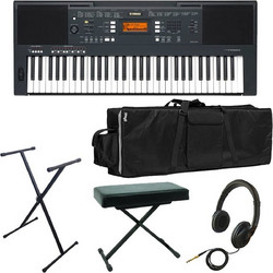 Yamaha PSR-A350 Bundle Αρμόνιο με 61 Δυναμικά Πλήκτρα & Ελληνικούς Ρυθμούς