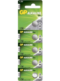 Gp Alkaline Cell A76 LR44 5τμχ