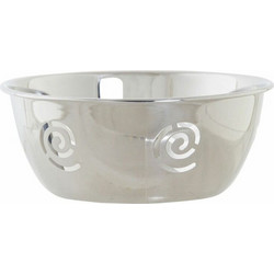 Καλάθι για το ψωμί DKD Home Decor Πολύχρωμο Ασημί Ανοξείδωτο ατσάλι Πλαστική ύλη 15,5 x 15,5 x 6 cm