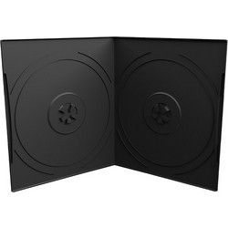 MediaRange DVD Case for 2 discs, 7mm, pocket sized, Black