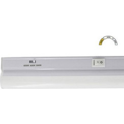 LED φωτιστικό πάγκου κουζίνας T5 60cm σε λευκό χρώμα με διακόπτη 10W CCT - 3-91062