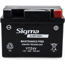 Sigma Motion Μπαταρία Μοτοσυκλέτας YTZ4V 120A 7Ah