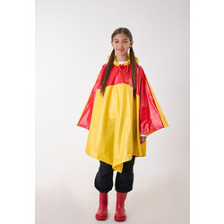 Anorak Αδιάβροχο Παιδικό Πόντσο Jumper Joy - Κόκκινο-Κίτρινο
