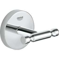 Grohe BauCosmopolitan Άγκιστρο Μπάνιου Διπλό με Βίδες Ασημί 40461001 ref10279428