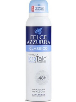 Felce Azzurra Classico IdraTalc Αποσμητικό Spray 48h Χωρίς Αλουμίνιο 150ml