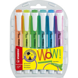 Μαρκαδόρος υπογραμίσεως stabilo swing 4mm σετ=6τεμ Stabilo WAL/6