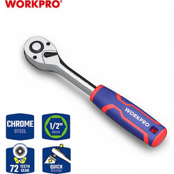 ΚΑΣΤΑΝΙΑ ΤΥΠΟΥ ACESA 1/2" (72T) WP271012 WORKPRO (PROFI) (ΚΑΡΤΕΛΑ)