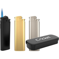 Cricket Jet Flame Μεταλλικός Αναπτήρας Πέτρας 27201-2-3 Αντιανεμικός