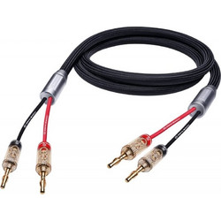 Oehlbach XXL Fusion Two B Υψηλής Ποιότητας HPOCC(R) Καλώδιο Ηχείων με Banana Plugs 2m Black (Ζεύγος)