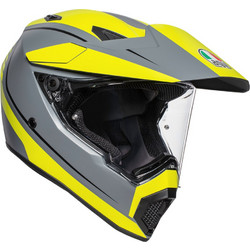 AGV AX9 Pacific Road Matt Grey/Yellow Fluo/Black Κράνος Μηχανής On / Off 1445gr